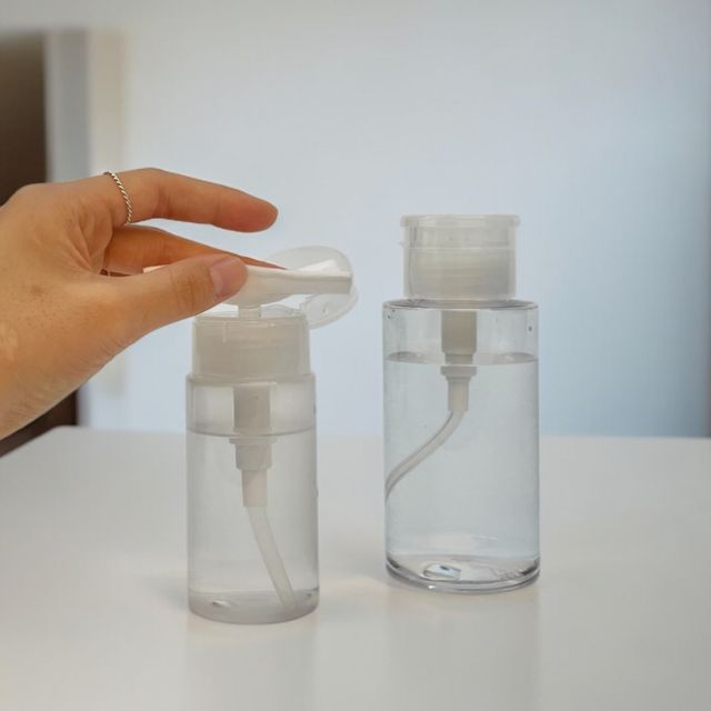 리무버공병 투명 네일 디스펜서 펌핑 공병 100ml