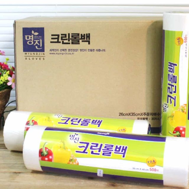 크린 롤백 500매 대 10개 식당비닐 비닐포장 투명봉투