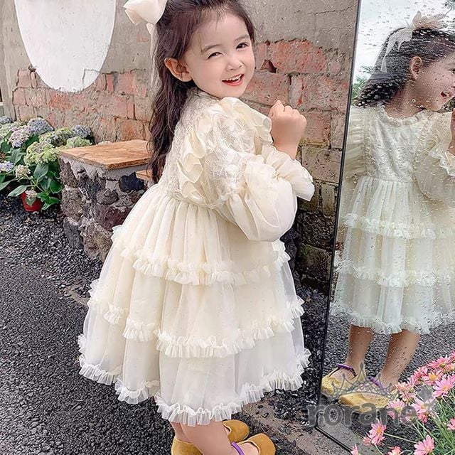 여아 쉬폰 공주 캉캉 원피스