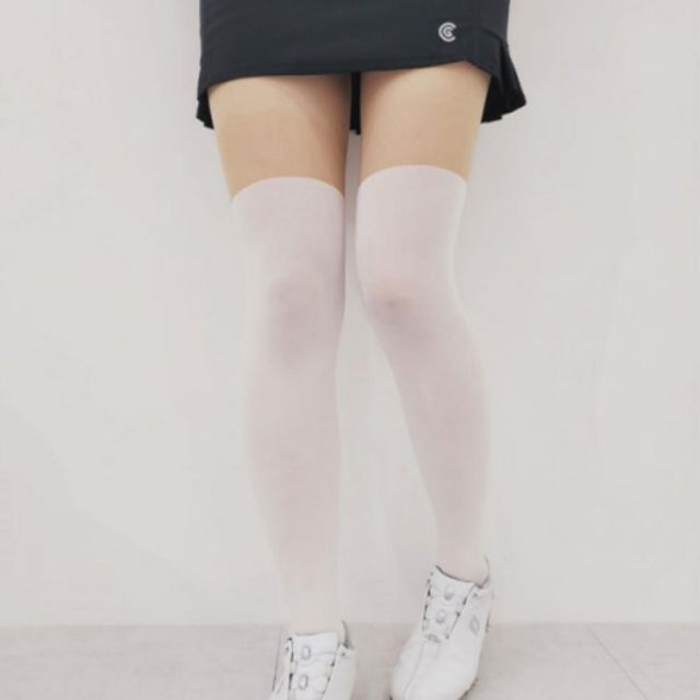 골프 스타킹 라운딩 야외 자외선차단 여성 투톤