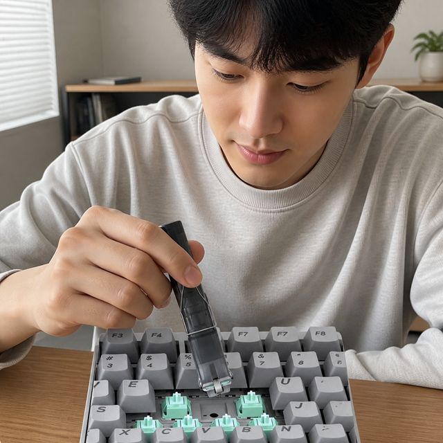 기계식 리무버 스위치 풀러 툴 교체 장비 뽑기 도구 2in1