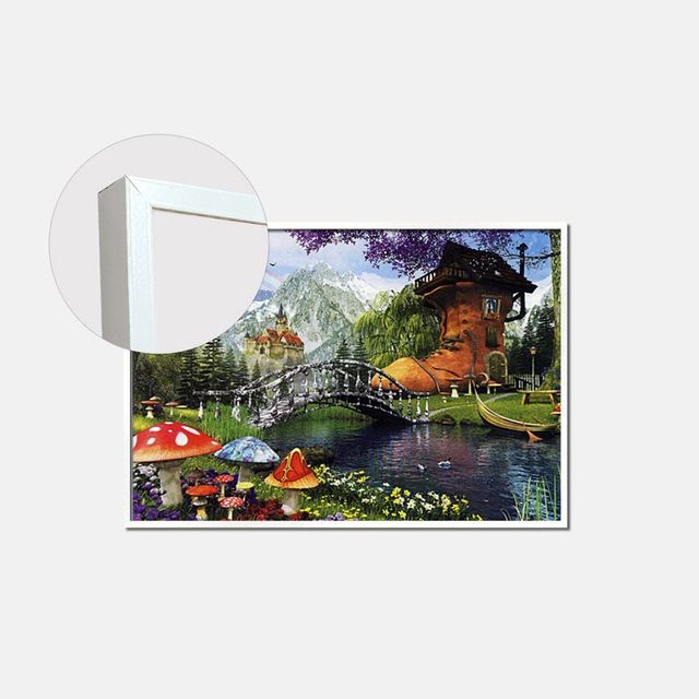 알루미늄 액자 퍼즐 그림 직소퍼즐 천피스
