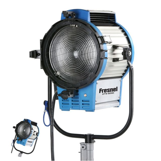 방송장비 촬영용품 사진촬영 조명장비 텅스텐 프레즈널 Fresnel 5000w 220v DTW5000 램프 스탠드 별매