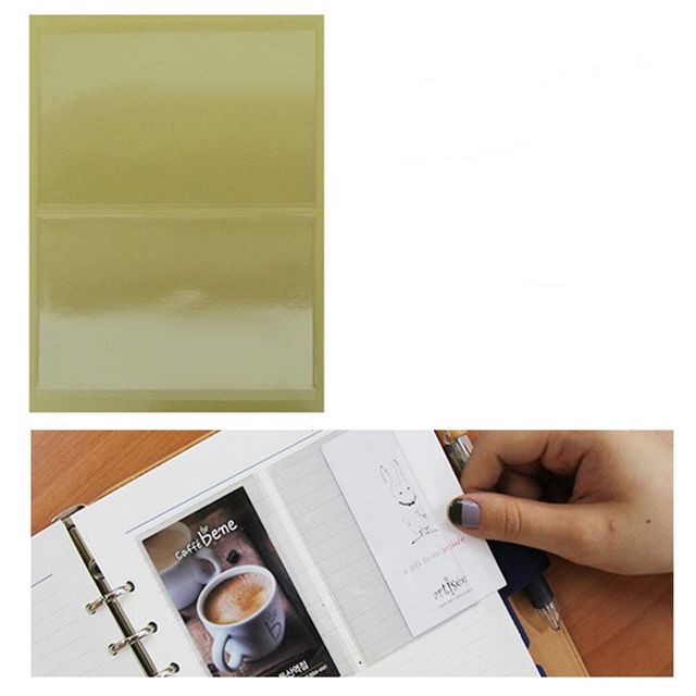명함꽂이 포켓 명함첩 앨범 명함 30매 2P 97x69 라벨지 라벨스티커