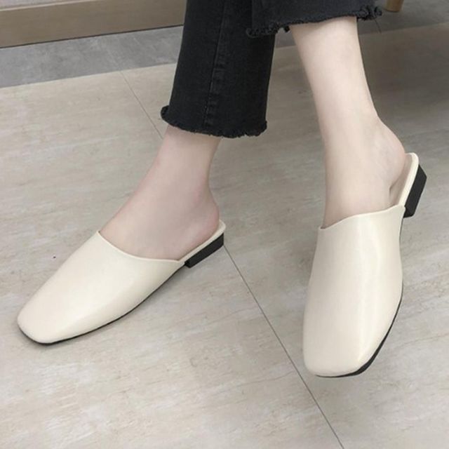 방한 선물 여성샌들 뮬슬리퍼 신상 뮬 구두슬리퍼 털