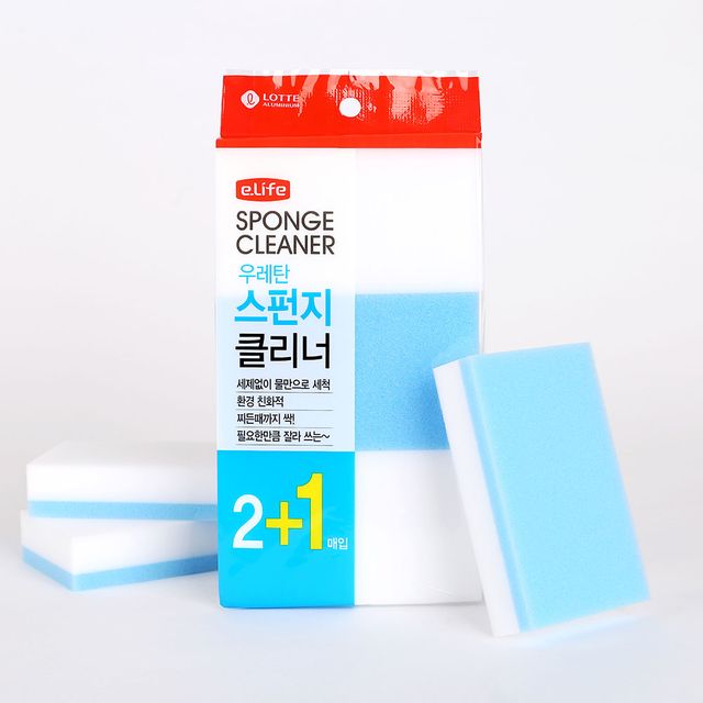 우레탄 스펀지 클리너 3매입 청소매직블럭 매직폼 스