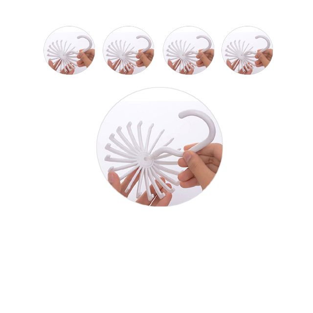 깔끔하게 옷장을 정리해주는 넥타이 걸이 X 5개입