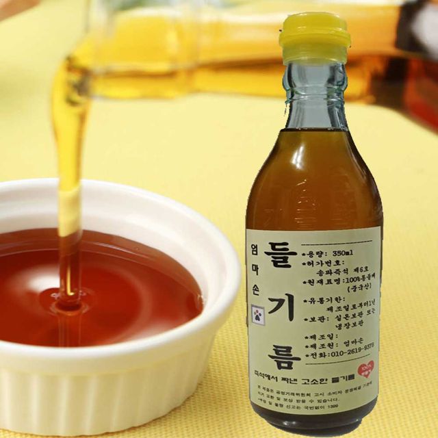 엄마손 들기름 350ml x 1병