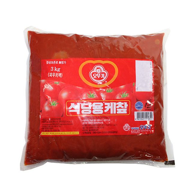 오뚜기 식당용케찹스파우트팩3.3kg