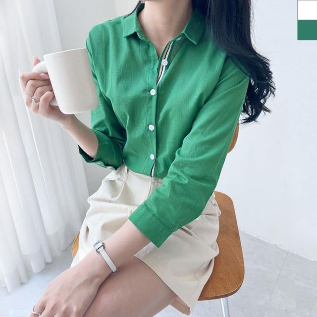 쉬폰블라우스 모임 여성셔츠 여성블라우스 코디 정장