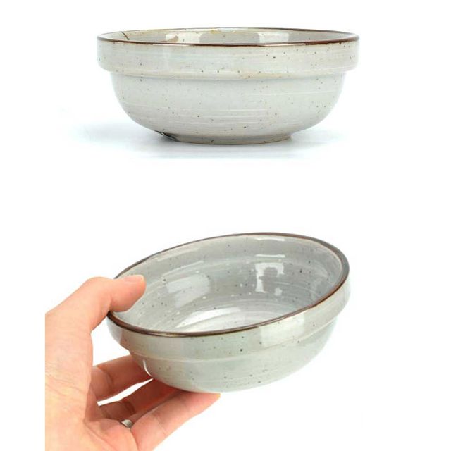 도자기 한정식 대접 6호, 후식 및 죽 전용 그릇