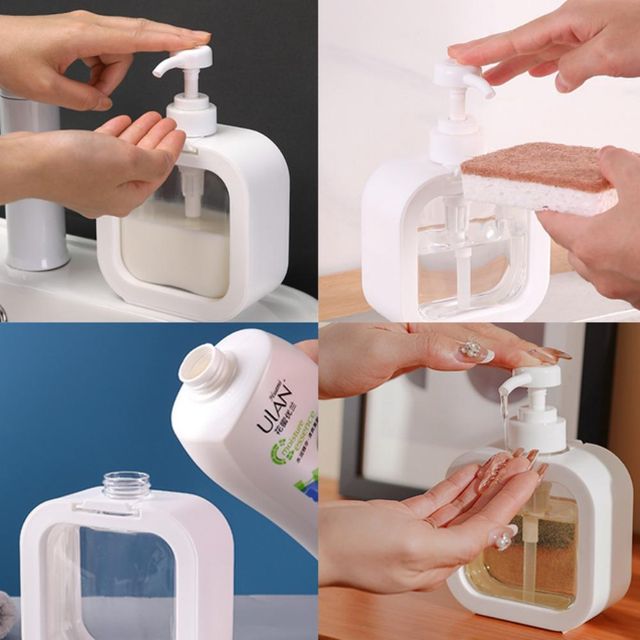 리필용 펌프 디스펜서 공병 500ml, 화장품 펌프 용기
