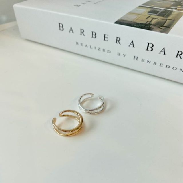 double way wavy ring