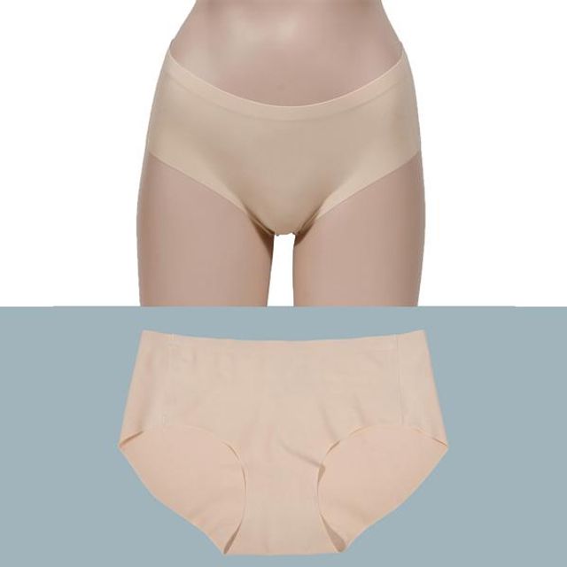 (비비안)스킨톤 무지 노라인 무봉제 여성 햄팬티