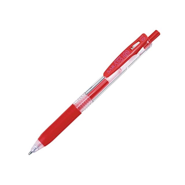 TBZ 제브라 사라사클립펜 1.0mm 적 다스 10개입