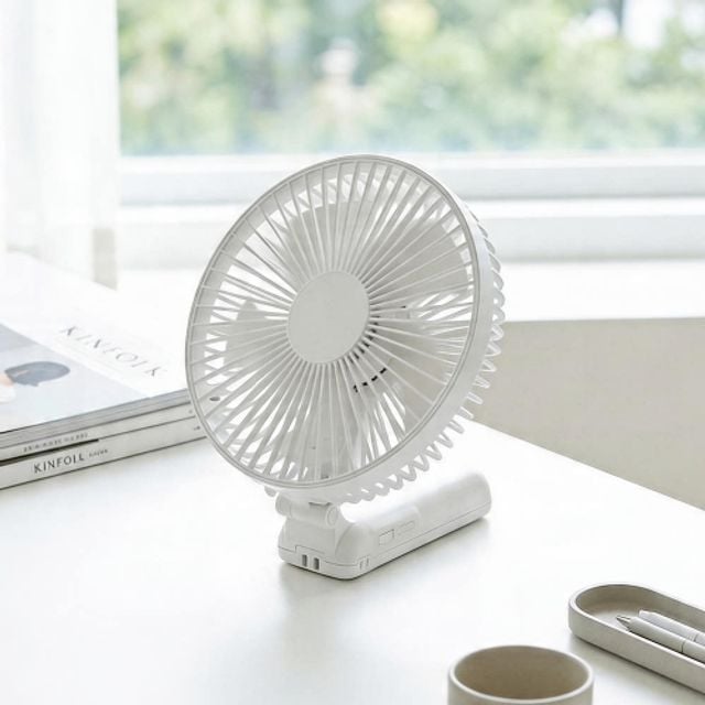 혜명몰 자이온 탁상용 100단 대형선풍기 화이트 ZBF-BIGFAN350 LED - 개 (1개입) 미니선풍기 접이식선풍기
