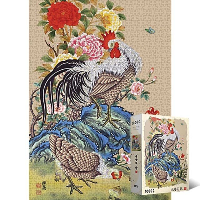 동양화 닭 직소퍼즐 목단화 풍경퍼즐 액자 관공서 그림 명화