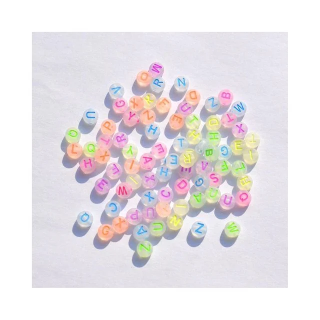 형광 비즈 100pcs