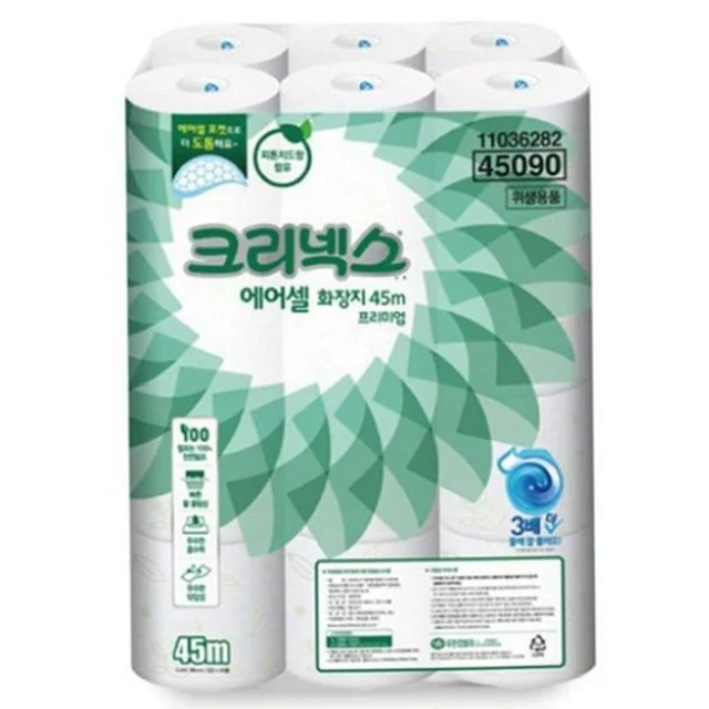 무형광 휴지 무향 펄프 도톰한 두루마리화장지 24롤 피톤치드