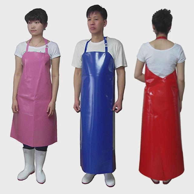 양면방수 코팅 방수 앞치마 우레탄 주방 업소 작업 중