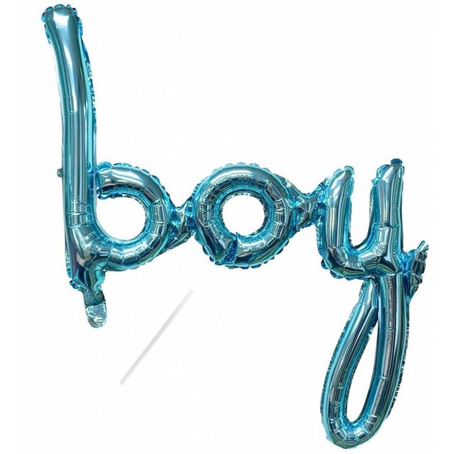 TBZ (PC) 호일풍선 boy (흘림체)