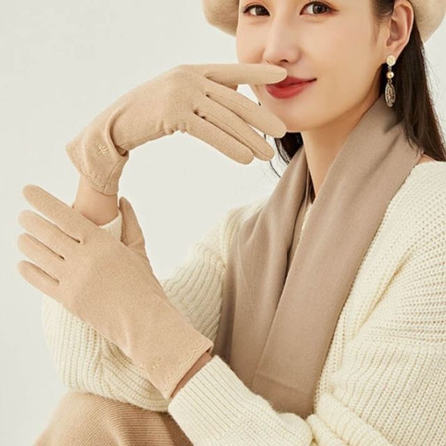 은은한 겨울장갑 고급진 스마트 여성스