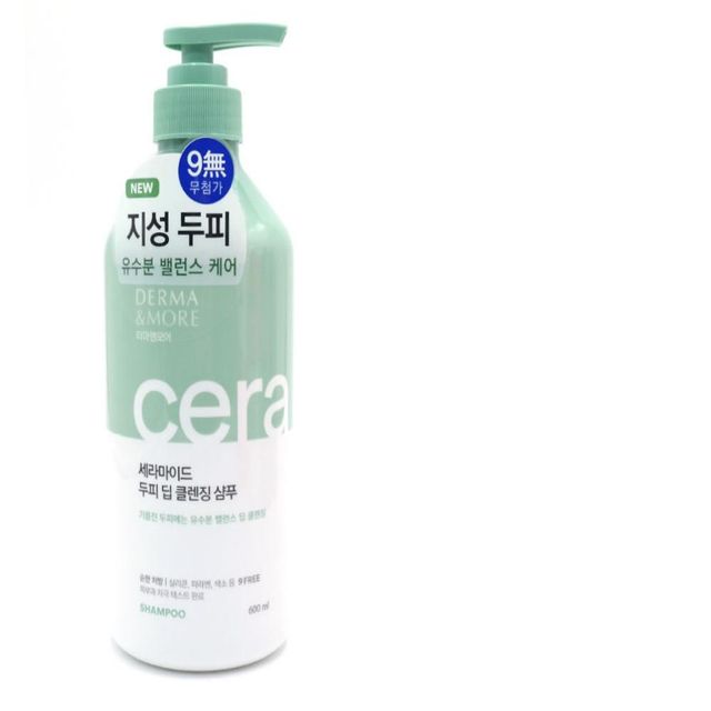 더마앤모어 세라마이드 두피 딥 클렌징 샴푸 600ml 두피케어샴푸 민감두피샴푸 지성샴푸