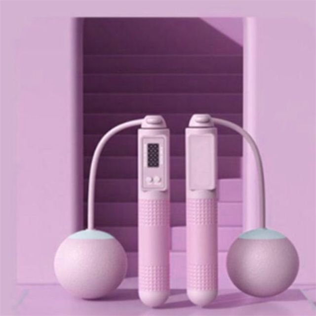 스마트 줄넘기 핑크 카운터줄넘기 디지털줄넘기 줄없는줄넘기