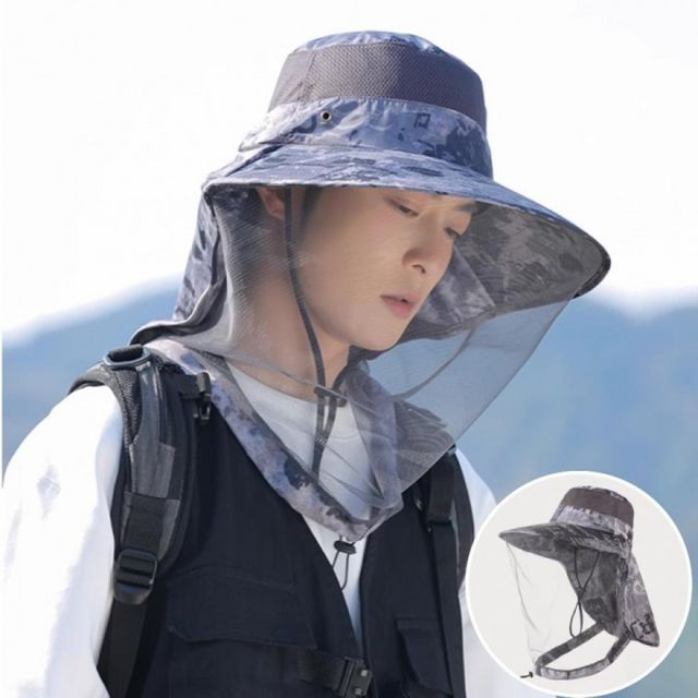 벌초 양봉 모자 해충 방지 벌망 햇빛모자
