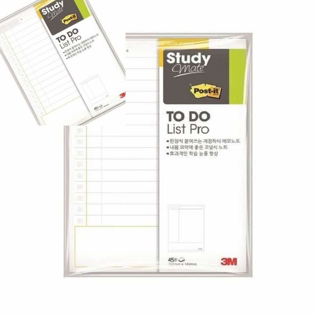 3M 포스트잇 투두리스트, 주간스케줄 메모보드