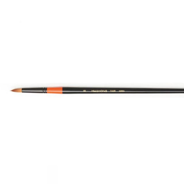 수채화붓 700R 8호 환붓 12개입 유화붓 캘리그라피붓 화방용품