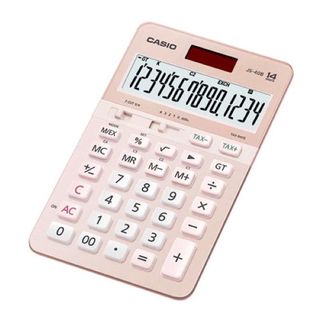 카시오 전자계산기 JS-40B 14단 헤비듀티 키 사무용
