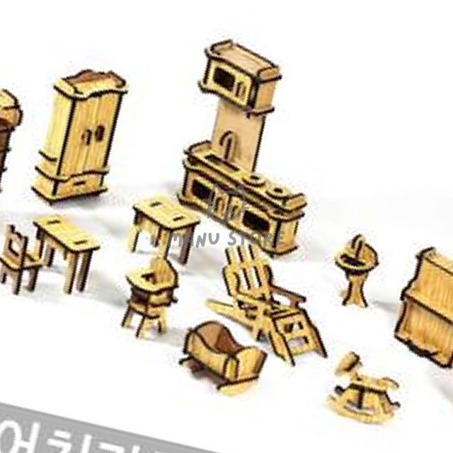 포토존소품 미니소품 미니어처 가구 set2