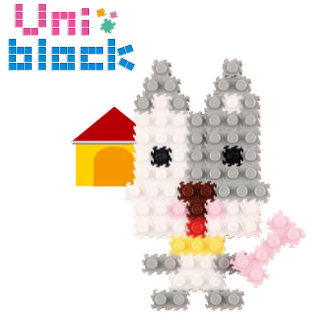 3000 UB006 만들기 강아지 동물 유니블럭