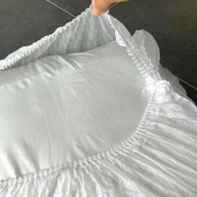 베개나라 일회용 베개 호텔 커버 시트 위생 교체 여행용 부직포