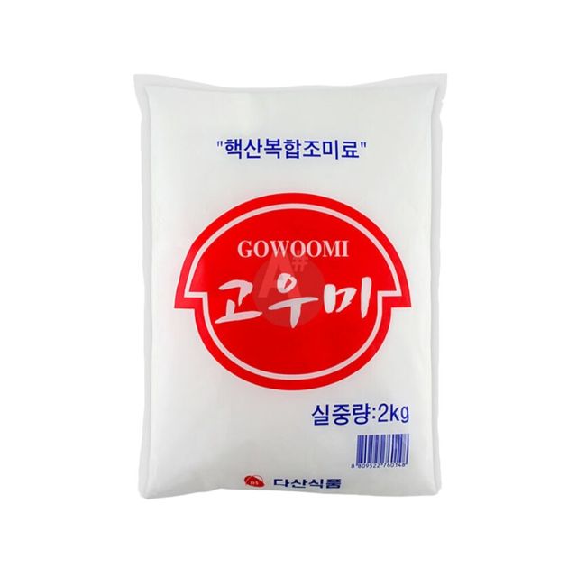 다산식품 핵산복합조미료 고우미 2kg 대용량 국물용