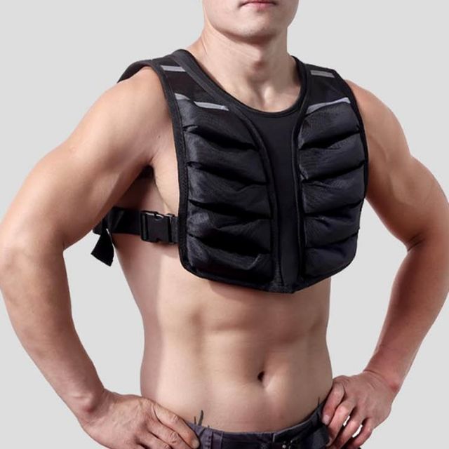 중량조끼 크롭 모래주머니 근력 웨이트 10KG 야간반사