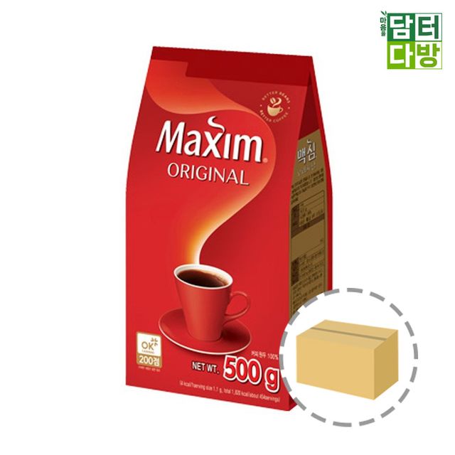(무배) 동서식품 맥심 오리지널 500g 1BOX (12개입)