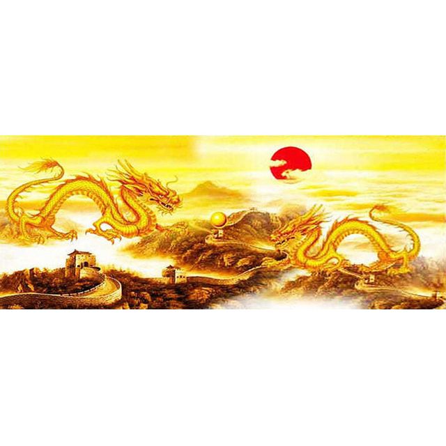만리장성 2 (패브릭) 보석십자수 60x120