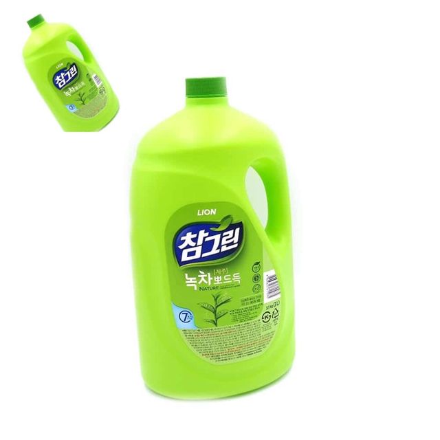 참그린 녹차뽀드득 주방세제 3L 대용량 식기세정제