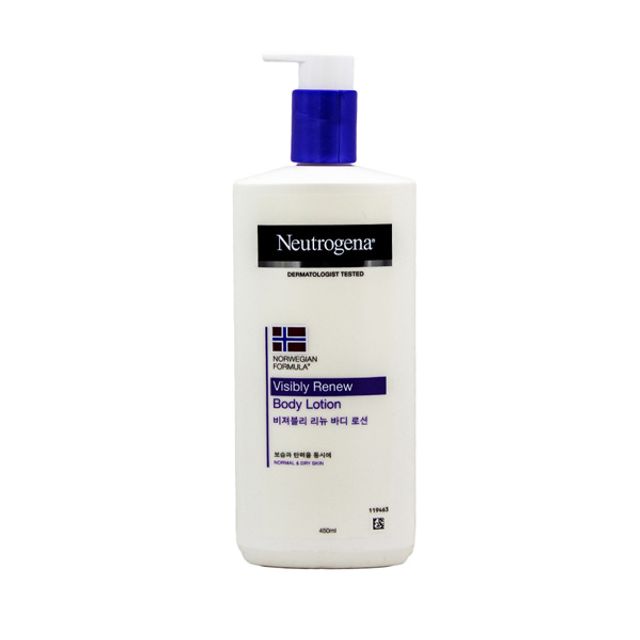 BTM 뉴트로지나 비져블리 리뉴 바디 로션 450ml