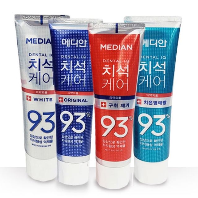 메디안 치석케어치약 3개세트 오리지날 구취 화이트