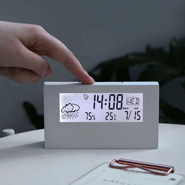 디지털 온도 습도 시계 탁상시계 백라이트기능