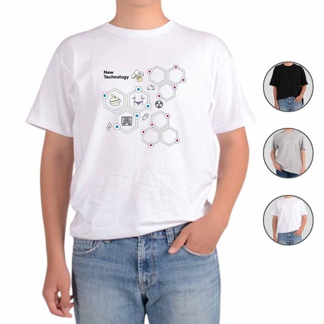 기능성 반팔티 기술 로보트 의학 연구개발 A1 전색상