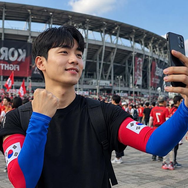 대한민국 태극 암슬리브 악세사리 디자인 소품