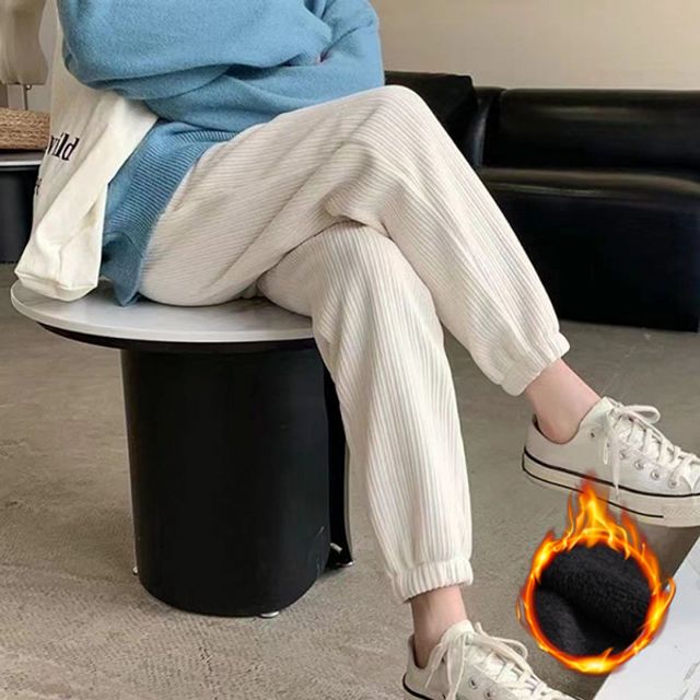 여성겨울 교복 팬츠 기모 조거 팬츠 DS-CC377