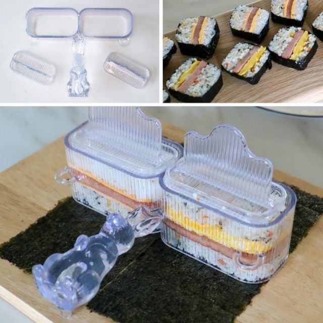 김밥 만들기 세트 무스비틀 주먹밥 틀 토끼 모양
