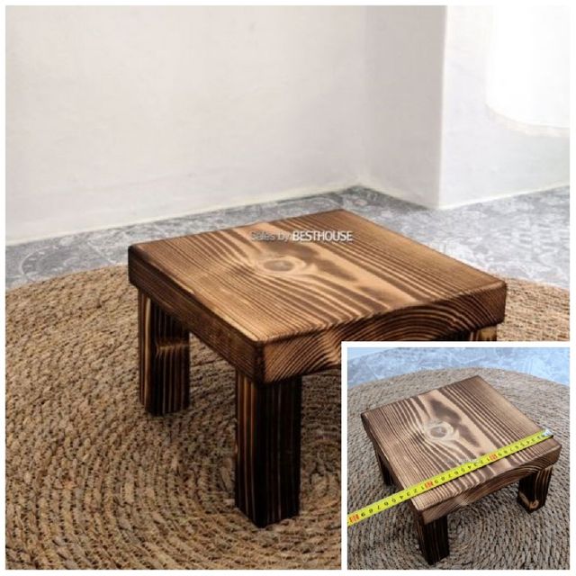 원목 화분 받침대 우드스텐드 소 23x23x15cm 사각 가든용품 정원가꾸기 원예용품 조경자재
