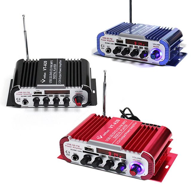 VT-A20 블루투스앰프 USB 매장 차량용앰프 미니앰프