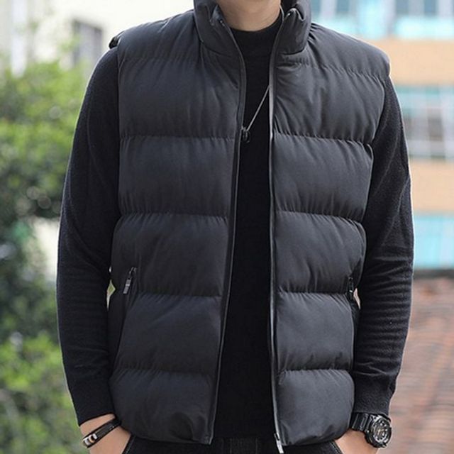 경량 남자 패딩 조끼 이너 남성 패딩 조끼 데일리 겨울